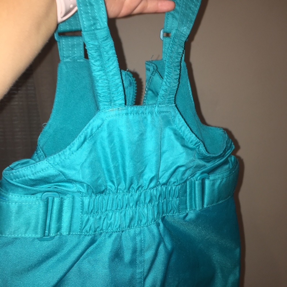 Teal snow bibs! 4T. Only worn 3x